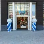 Ballonpilaar met topballon