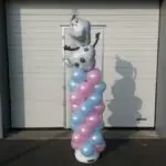 Frozen ballonpilaar