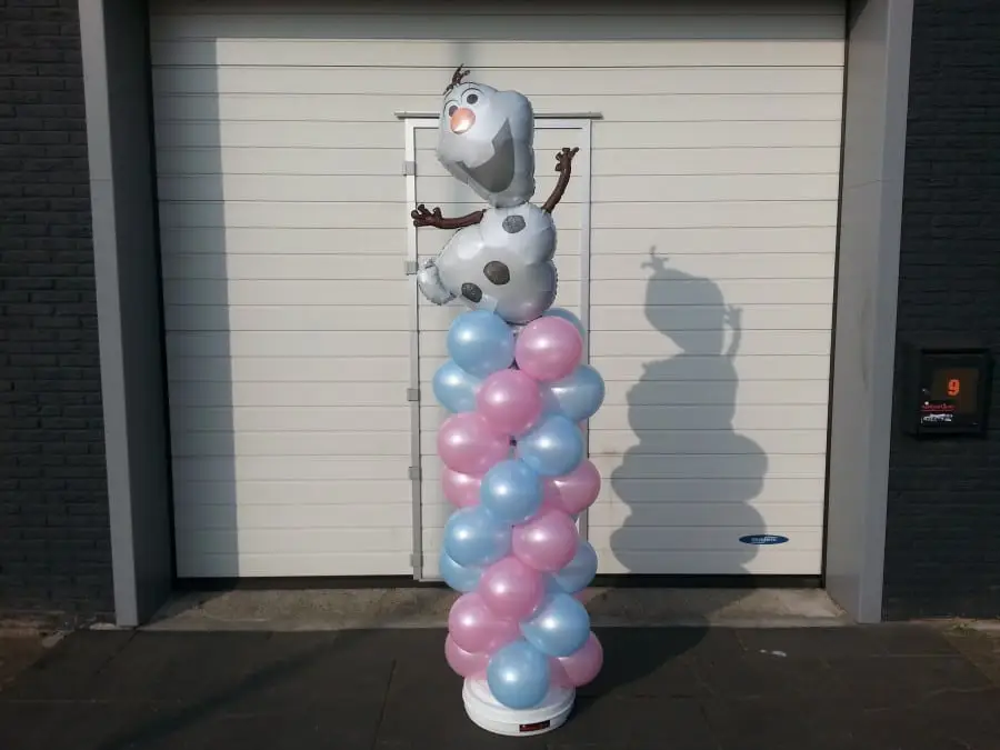 Frozen ballonpilaar Frozen ballonpilaar