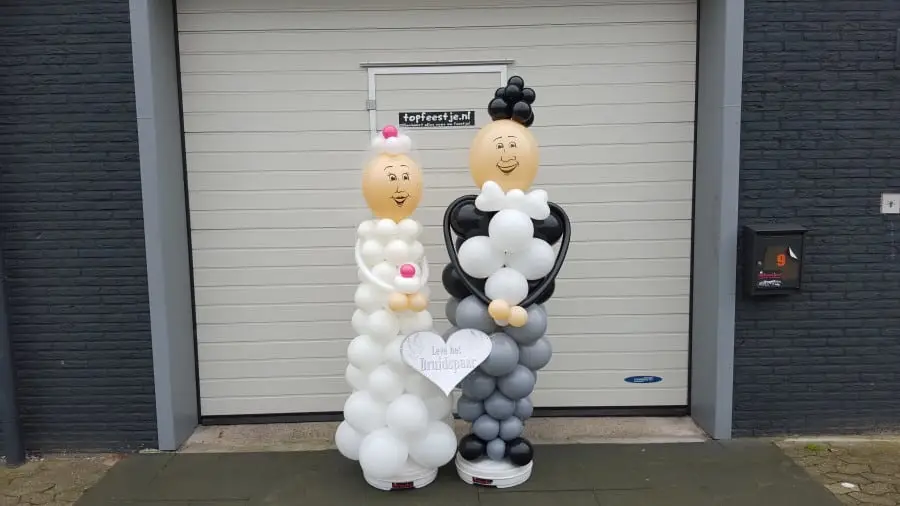 Ballonnen bruidspaar Ballonnen bruidspaar