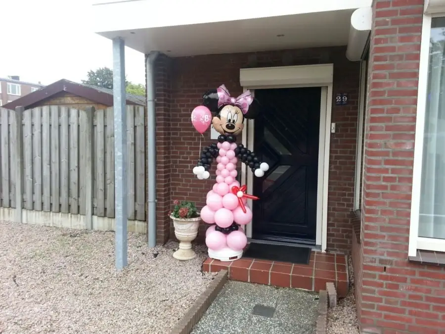 Mini mouse pilaar Mini mouse pilaar