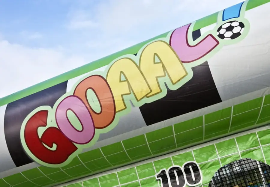 Opblaasbaar voetbal goal Opblaasbaar voetbal goal