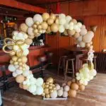Organische ronde ballonnenboog