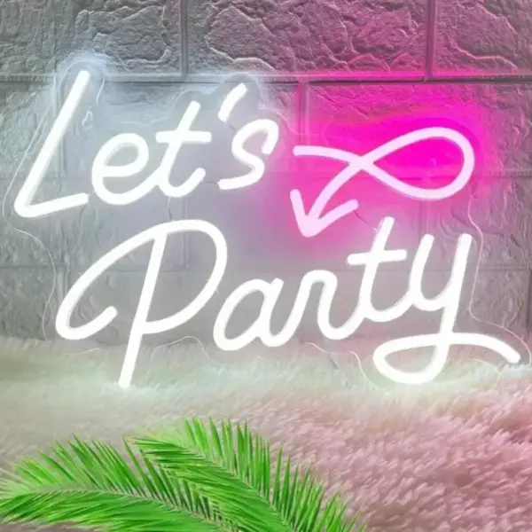Let's party neon